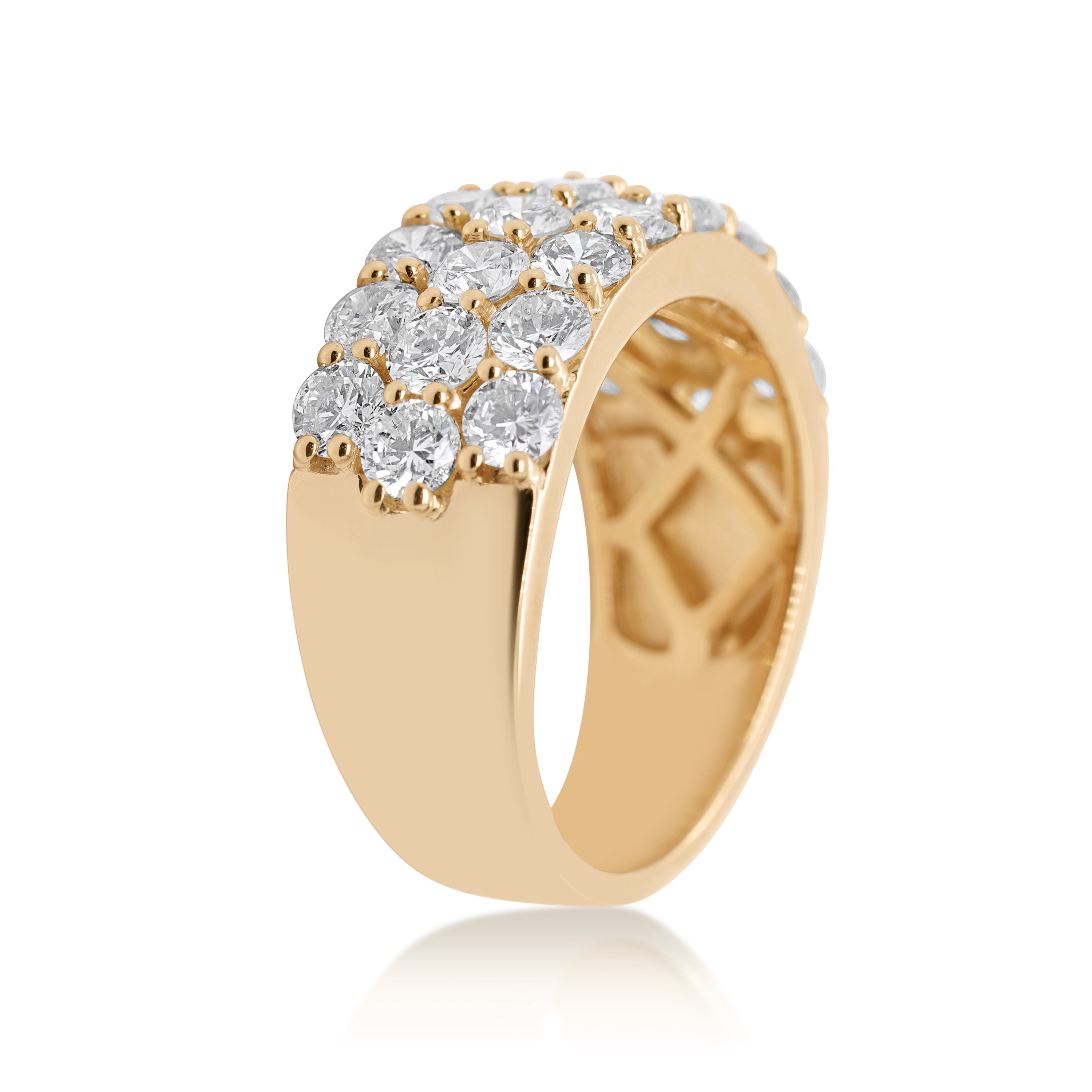 Diamond Ring 4.40 ct. 14K Yellow Gold